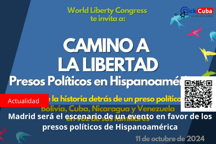 Madrid será el escenario de un evento en favor de los presos políticos de&nbsp;Hispanoamérica