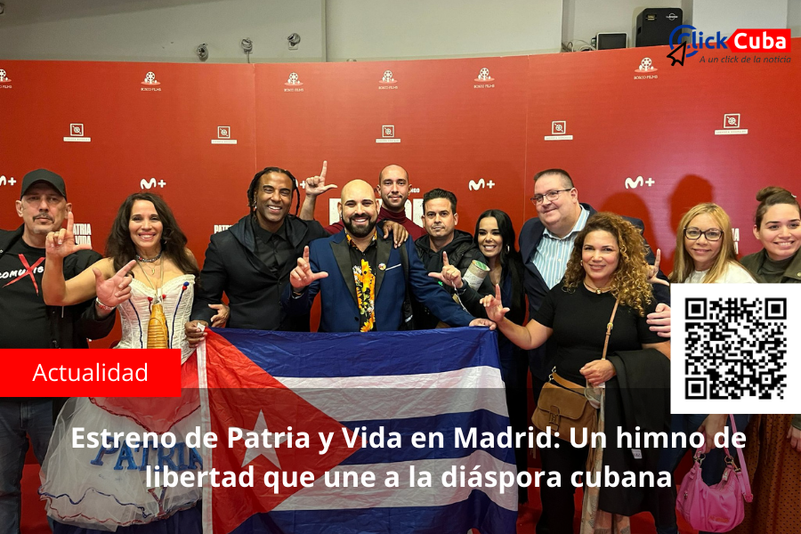 Estreno de Patria y Vida en Madrid: Un himno de libertad que une a la diáspora&nbsp;cubana