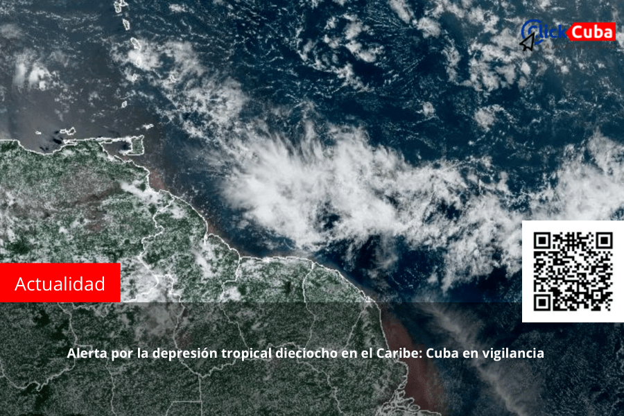 Alerta por la depresión tropical dieciocho en el Caribe: Cuba en&nbsp;vigilancia
