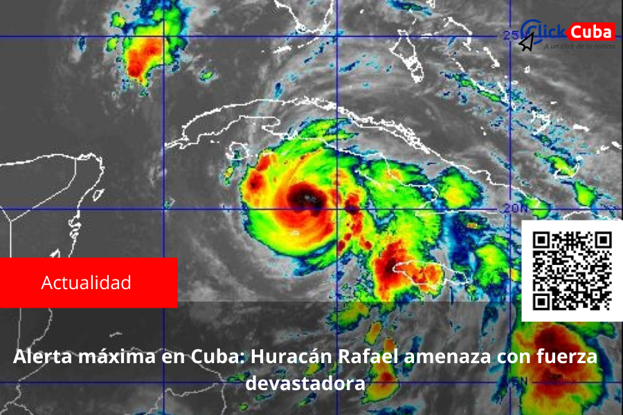 Alerta máxima en Cuba: Huracán Rafael amenaza con fuerza&nbsp;devastadora