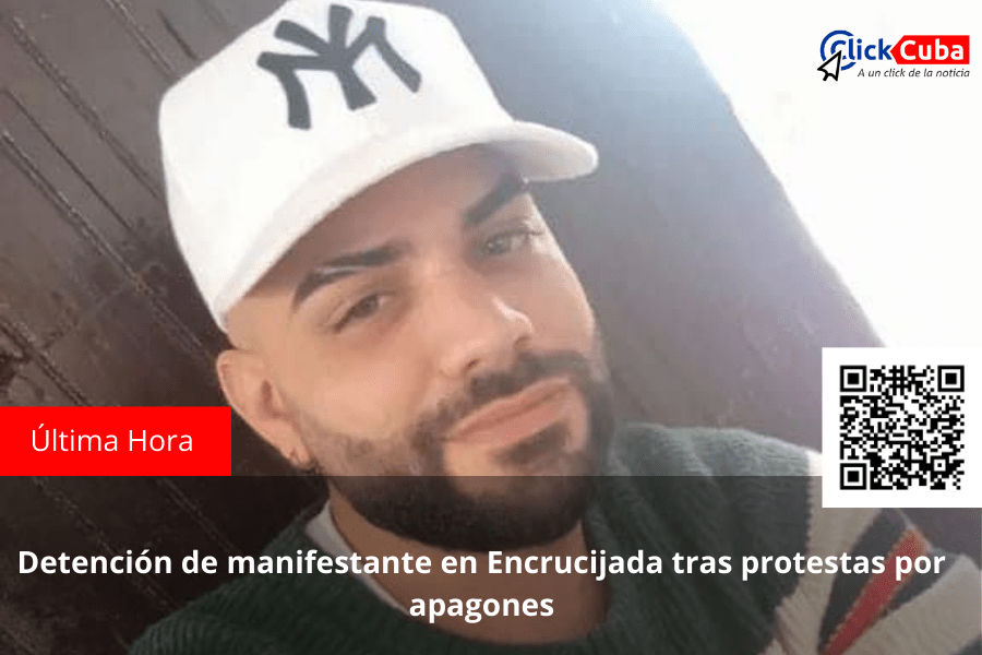 Detención de manifestante en Encrucijada tras protestas por&nbsp;apagones