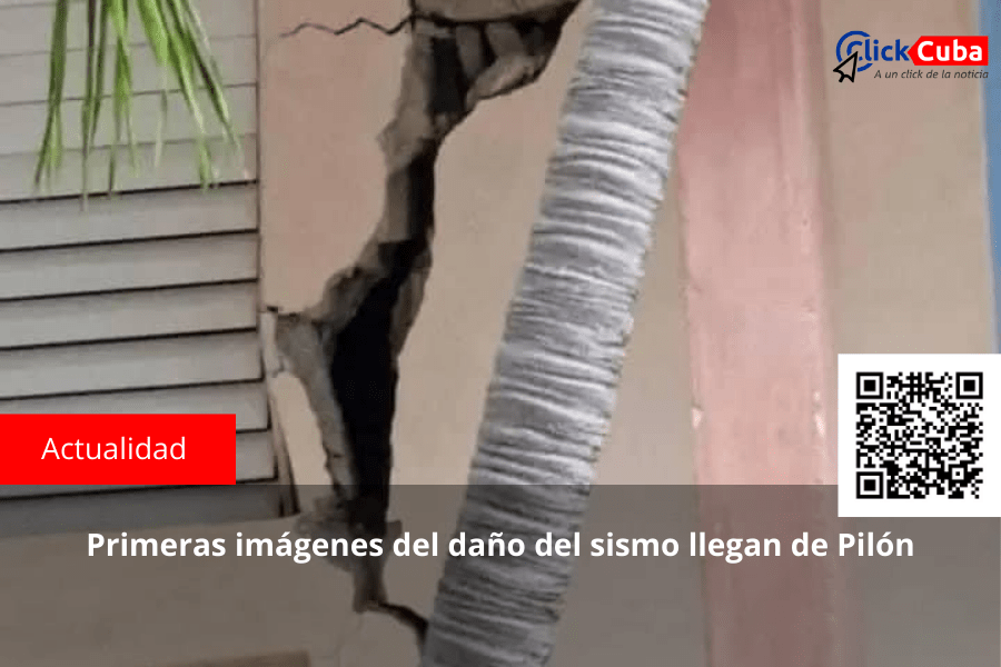 Primeras imágenes del daño del sismo llegan de&nbsp;Pilón