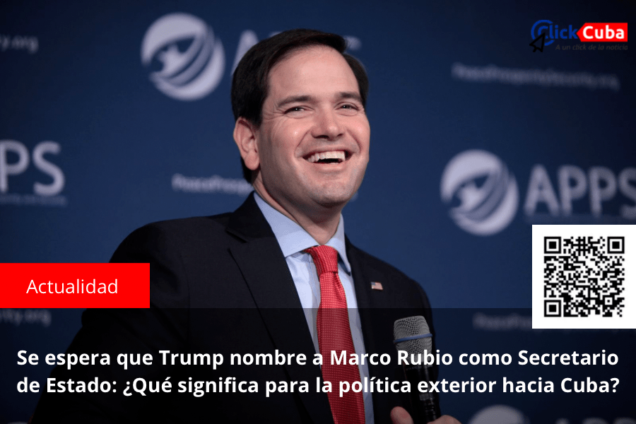 Se espera que Trump nombre a Marco Rubio como Secretario de Estado: ¿Qué significa para la política exterior hacia&nbsp;Cuba?
