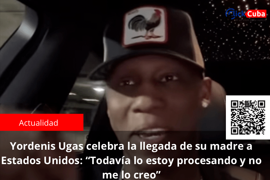 Yordenis Ugas celebra la llegada de su madre a Estados Unidos: “Todavía lo estoy procesando y no me lo&nbsp;creo”
