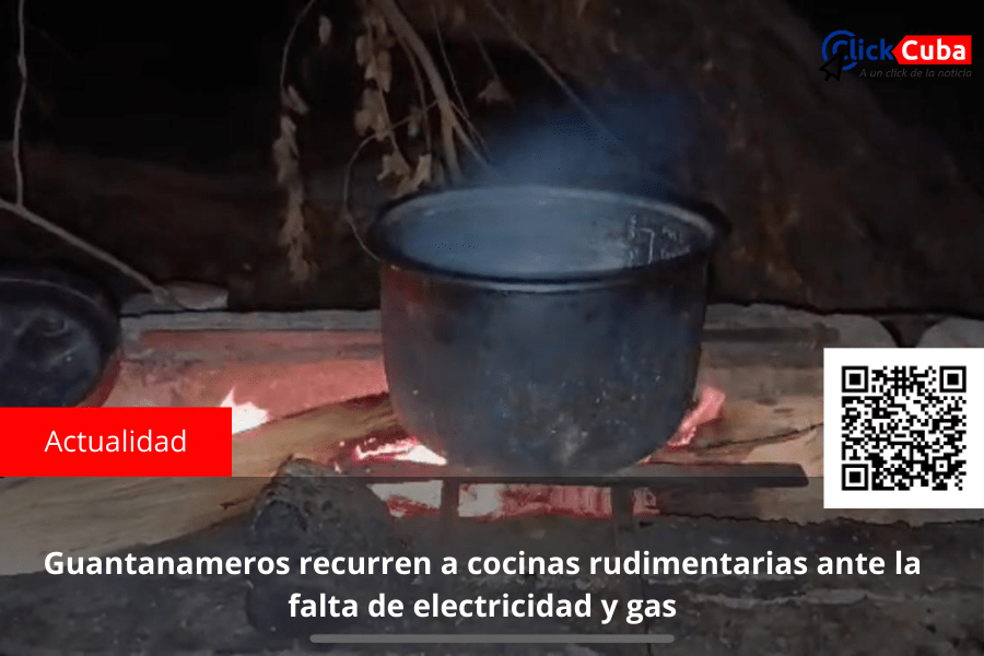 Guantanameros recurren a cocinas rudimentarias ante la falta de electricidad y&nbsp;gas