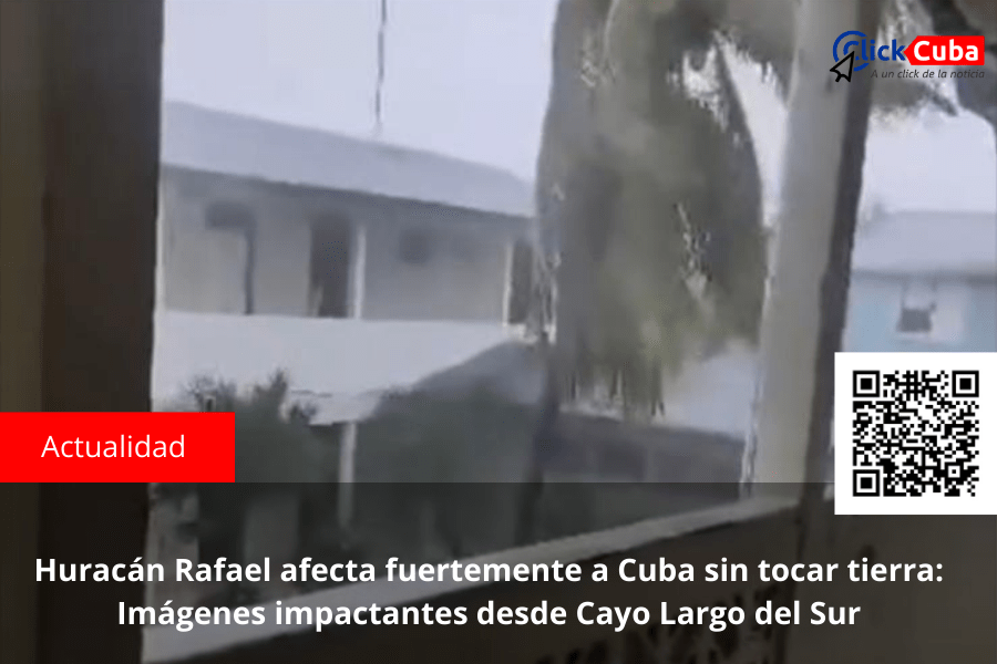 Huracán Rafael afecta fuertemente a Cuba sin tocar tierra: Imágenes impactantes desde Cayo Largo del&nbsp;Sur