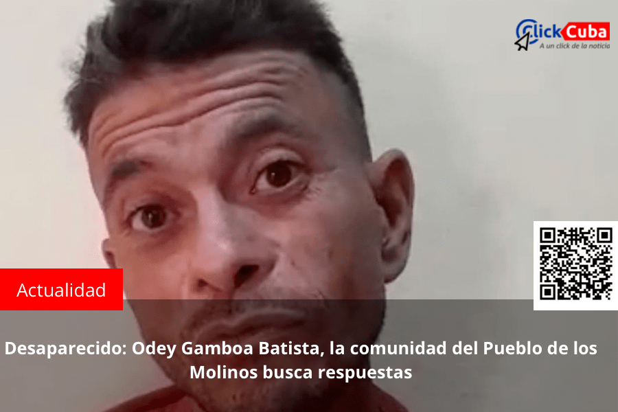 Desaparecido: Odey Gamboa Batista, la comunidad del Pueblo de los Molinos busca&nbsp;respuestas