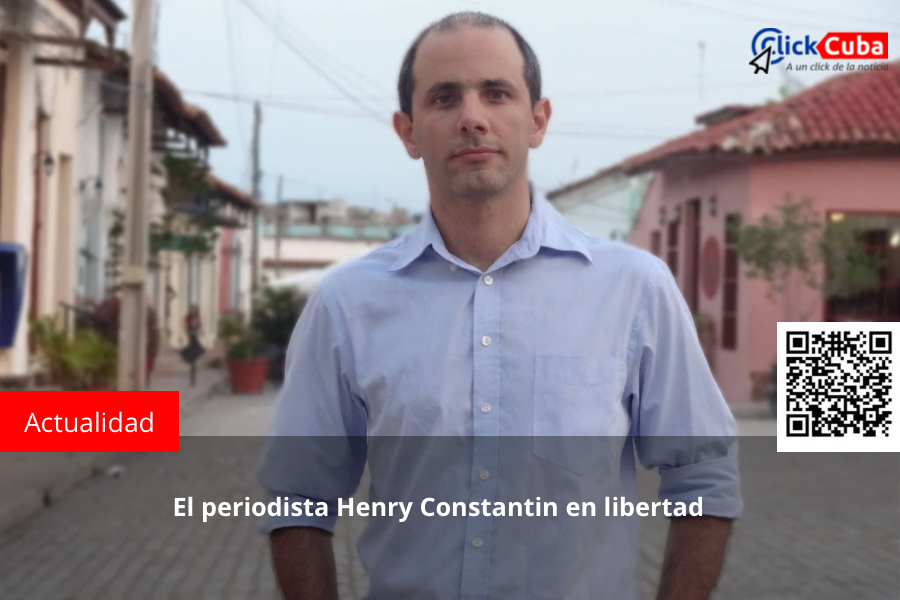 El periodista Henry Constantin en libertad