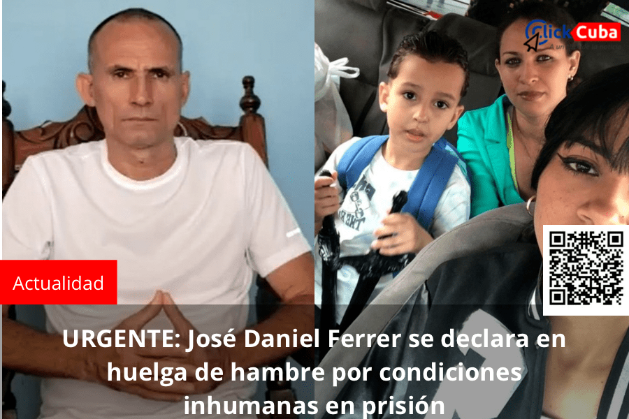 URGENTE: José Daniel Ferrer se declara en huelga de hambre por condiciones inhumanas en&nbsp;prisión
