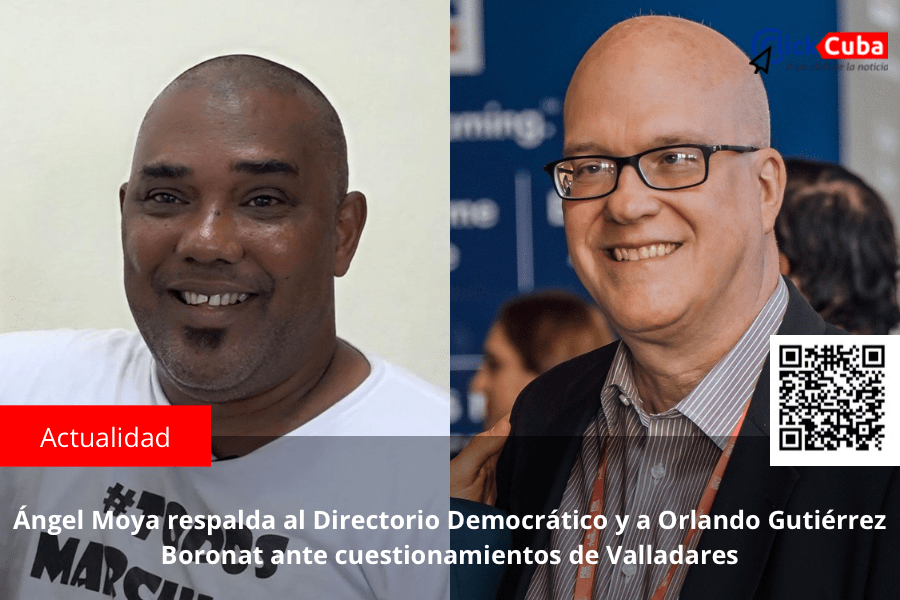 Ángel Moya respalda al Directorio Democrático y a Orlando Gutiérrez Boronat ante cuestionamientos de&nbsp;Valladares