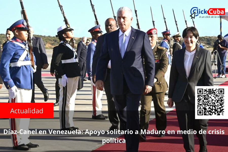 Díaz-Canel en Venezuela: Apoyo solitario a Maduro en medio de crisis política
