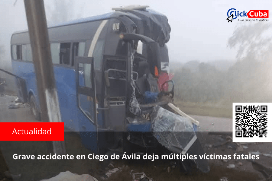 Grave accidente en Ciego de Ávila deja múltiples víctimas&nbsp;fatales