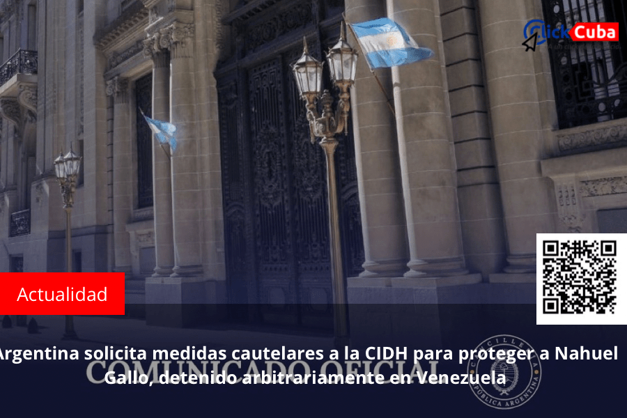 Argentina solicita medidas cautelares a la CIDH para proteger a Nahuel Gallo, detenido arbitrariamente en&nbsp;Venezuela