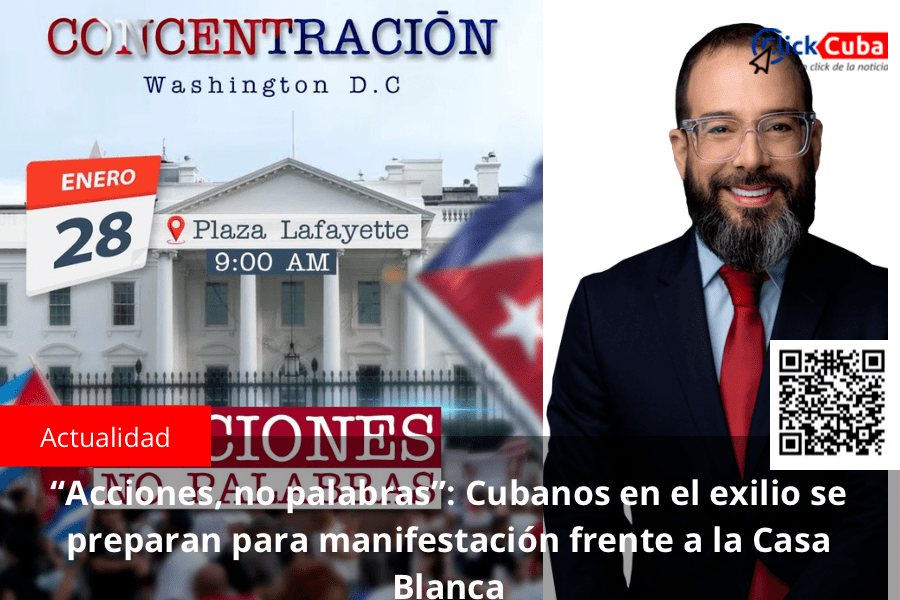“Acciones, no palabras”: Cubanos en el exilio se preparan para manifestación frente a la Casa&nbsp;Blanca
