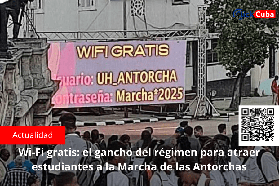 Wi-Fi gratis: el gancho del régimen para atraer estudiantes a la Marcha de las&nbsp;Antorchas