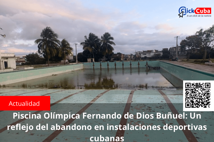 Piscina Olímpica Fernando de Dios Buñuel: Un reflejo del abandono en instalaciones deportivas&nbsp;cubanas