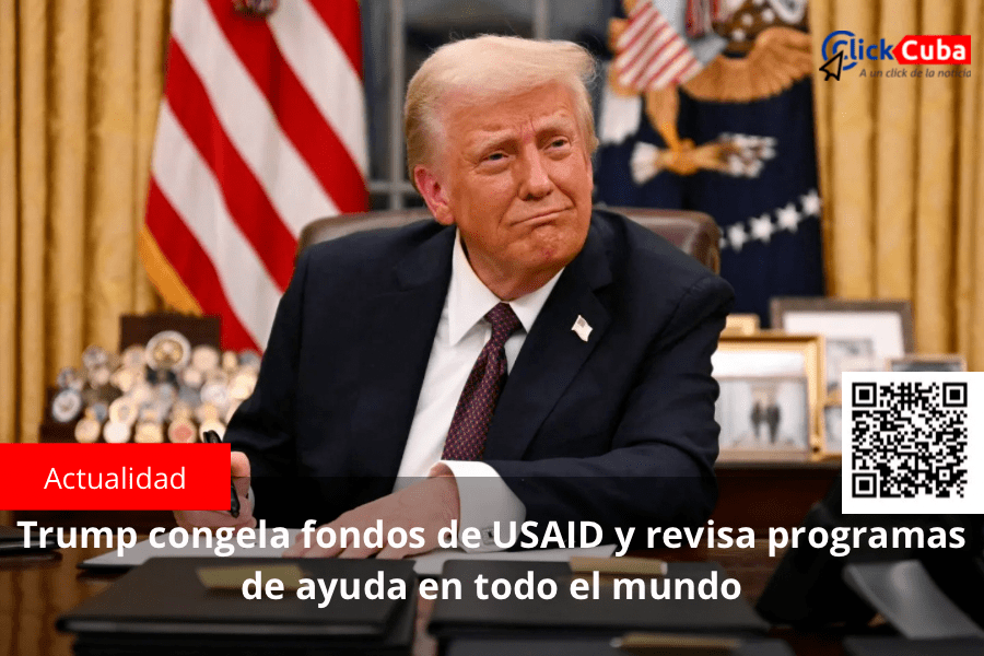 Trump congela fondos de USAID y revisa programas de ayuda en todo el&nbsp;mundo
