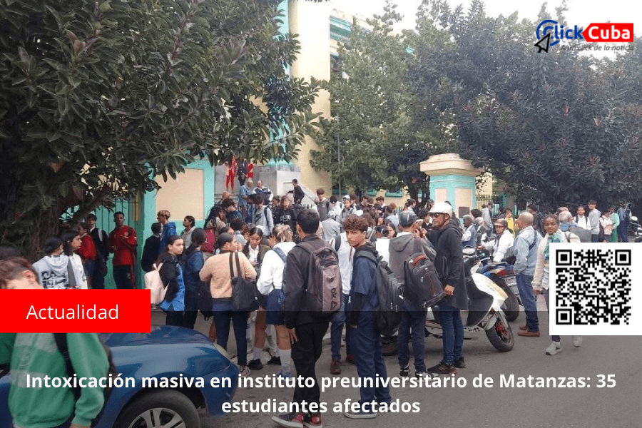 Intoxicación masiva en instituto preuniversitario de Matanzas: 35 estudiantes&nbsp;afectados