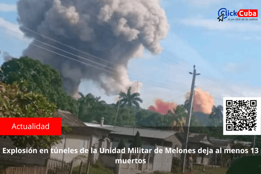 Explosión en túneles de la Unidad Militar de Melones deja al menos 13&nbsp;muertos