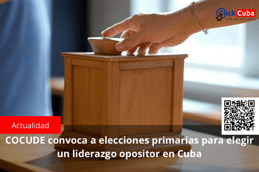 COCUDE convoca a elecciones primarias para elegir un liderazgo opositor en&nbsp;Cuba