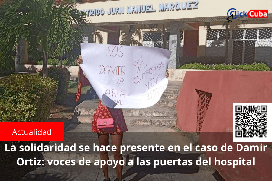 La solidaridad se hace presente en el caso de Damir Ortiz: voces de apoyo a las puertas del&nbsp;hospital