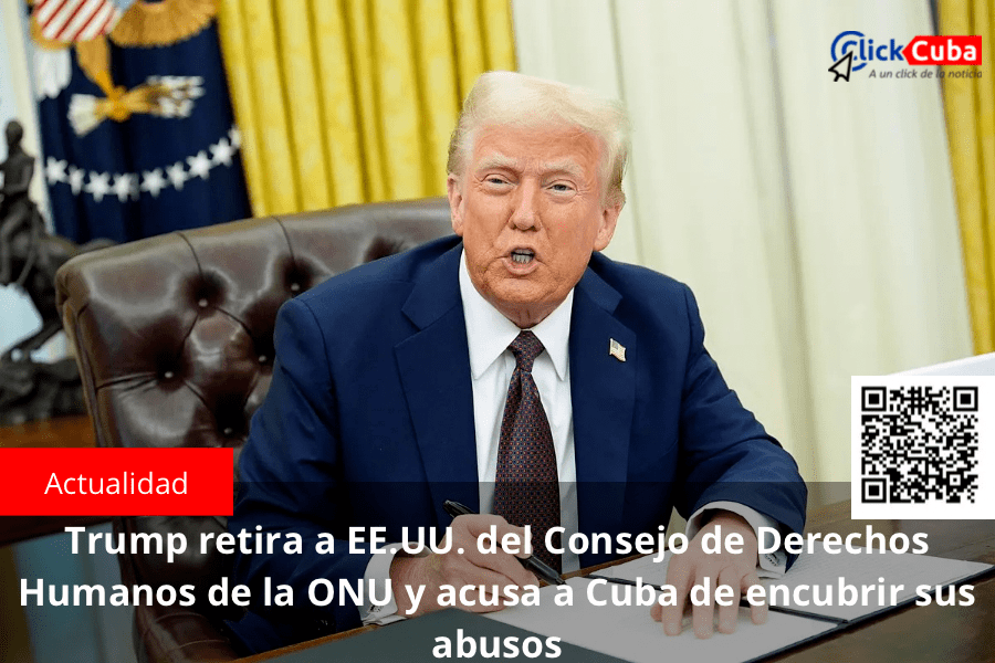 Trump retira a EE.UU. del Consejo de Derechos Humanos de la ONU y acusa a Cuba de encubrir sus&nbsp;abusos
