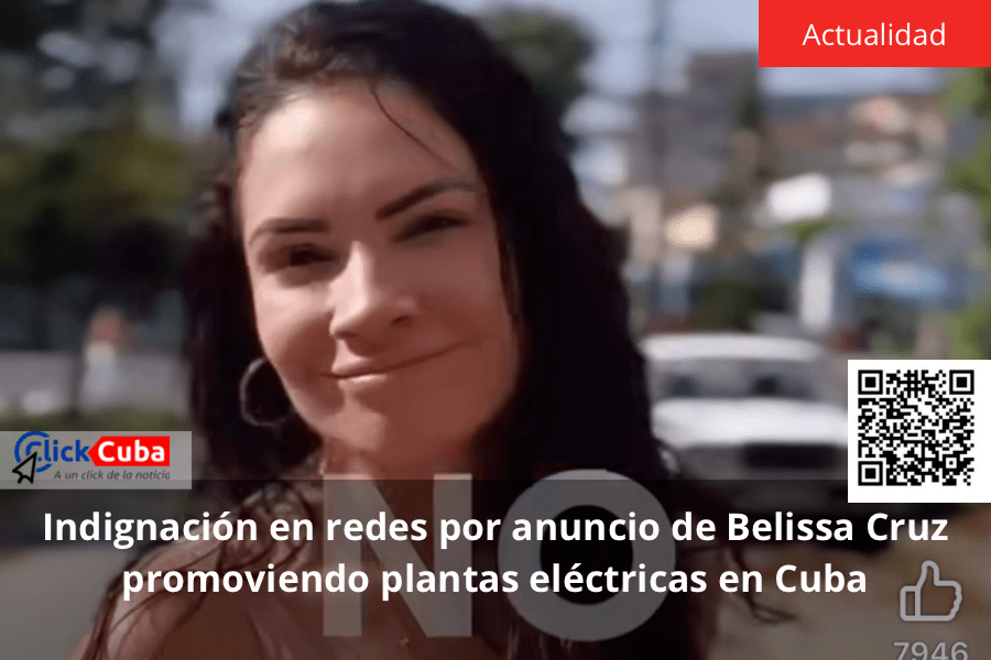 Indignación en redes por anuncio de Belissa Cruz promoviendo plantas eléctricas en&nbsp;Cuba
