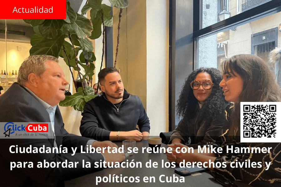 Ciudadanía y Libertad se reúne con Mike Hammer para abordar la situación de los derechos civiles y políticos en&nbsp;Cuba
