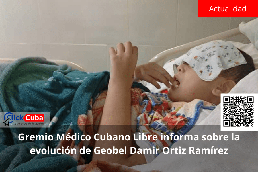 Gremio Médico Cubano Libre informa sobre la evolución de Geobel Damir Ortiz&nbsp;Ramírez