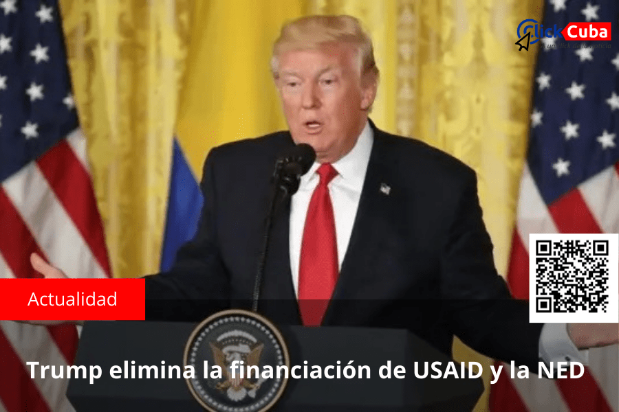 Trump elimina la financiación de USAID y la&nbsp;NED