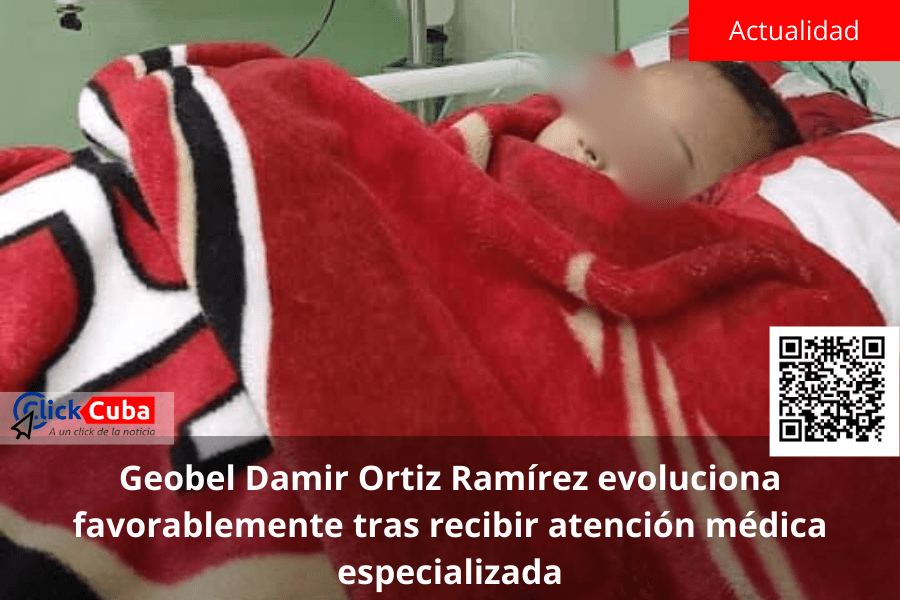 Geobel Damir Ortiz Ramírez evoluciona favorablemente tras recibir atención médica&nbsp;especializada