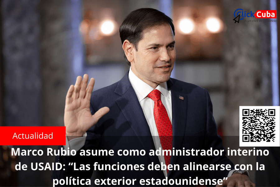Marco Rubio asume como administrador interino de USAID: “Las funciones deben alinearse con la política exterior&nbsp;estadounidense”