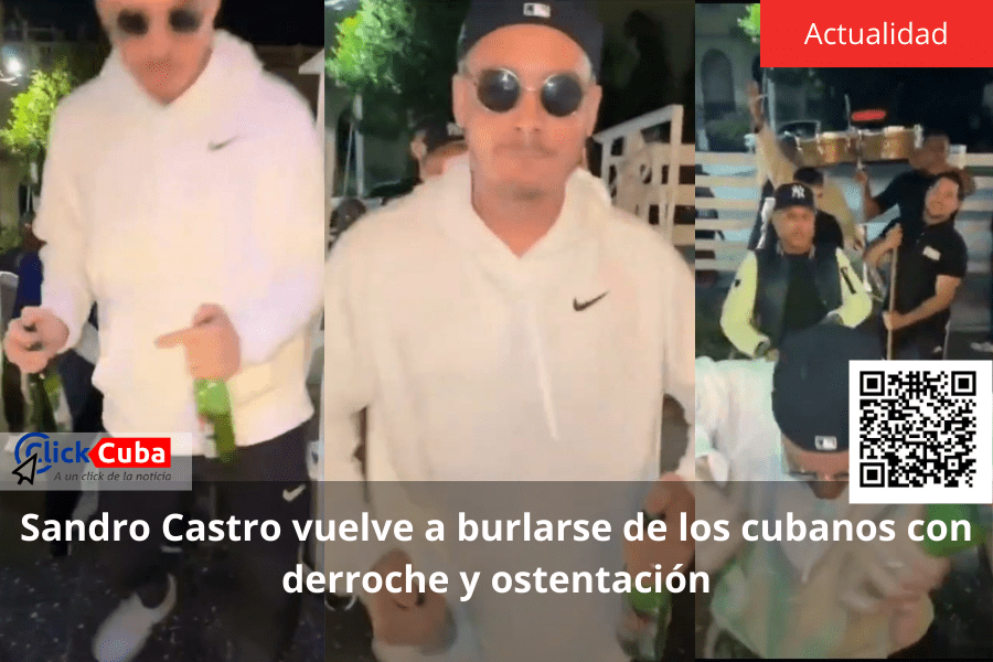Sandro Castro vuelve a burlarse de los cubanos con derroche y&nbsp;ostentación