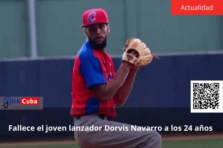 Fallece el joven lanzador Dorvis Navarro a los 24&nbsp;años