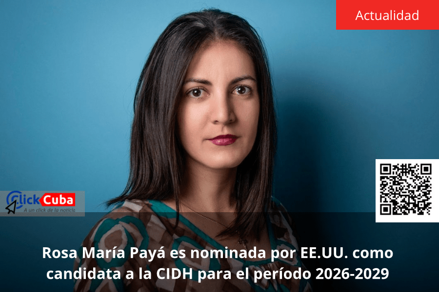 Rosa María Payá es nominada por EE.UU. como candidata a la CIDH para el período&nbsp;2026-2029