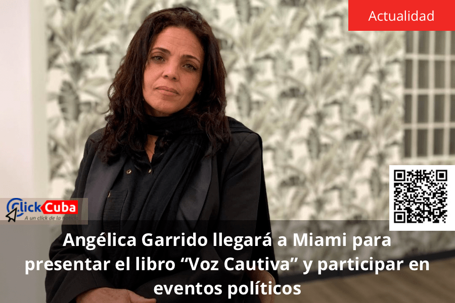 Angélica Garrido llegará a Miami para presentar el libro “Voz Cautiva” y participar en eventos&nbsp;políticos