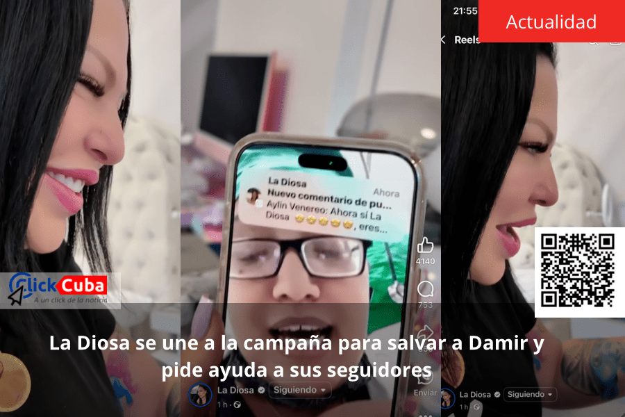 La Diosa se une a la campaña para salvar a Damir y pide ayuda a sus&nbsp;seguidores