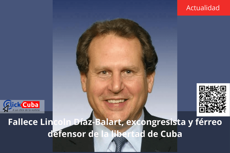 Fallece Lincoln Díaz-Balart, excongresista y férreo defensor de la libertad de&nbsp;Cuba