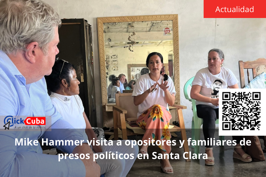 Mike Hammer visita a opositores y familiares de presos políticos en Santa&nbsp;Clara