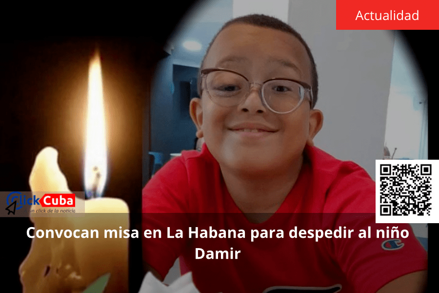 Convocan misa en La Habana para despedir al niño&nbsp;Damir