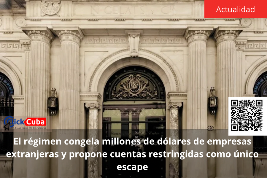 El régimen congela millones de dólares de empresas extranjeras y propone cuentas restringidas como único escape