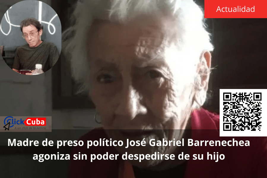 Madre de preso político José Gabriel Barrenechea agoniza sin poder despedirse de su&nbsp;hijo