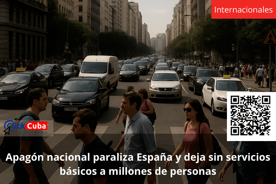 Apagón nacional paraliza España y deja sin servicios básicos a millones de&nbsp;personas