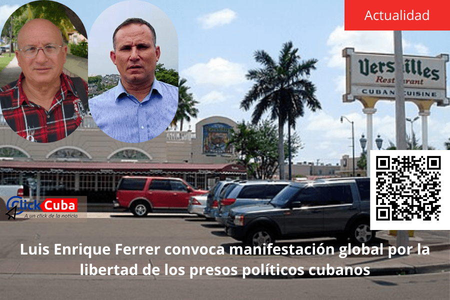 Luis Enrique Ferrer convoca manifestación global por la libertad de los presos políticos&nbsp;cubanos