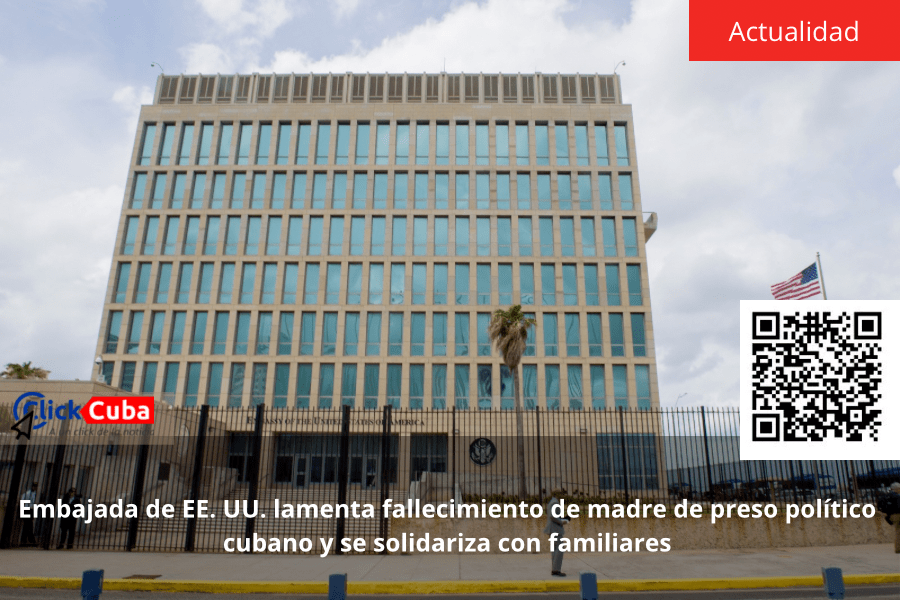 Embajada de EE. UU. lamenta fallecimiento de madre de preso político cubano y se solidariza con&nbsp;familiares