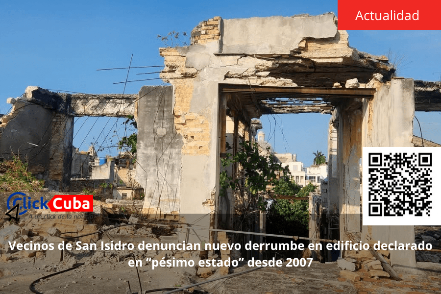 Vecinos de San Isidro denuncian nuevo derrumbe en edificio declarado en “pésimo estado” desde&nbsp;2007