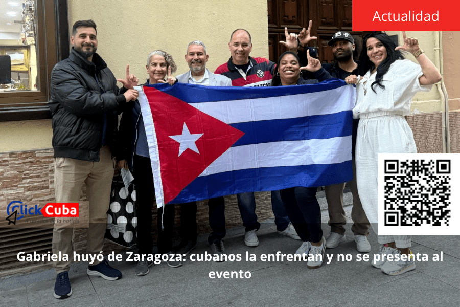 Gabriela huyó de Zaragoza: cubanos la enfrentan y no se presenta al&nbsp;evento