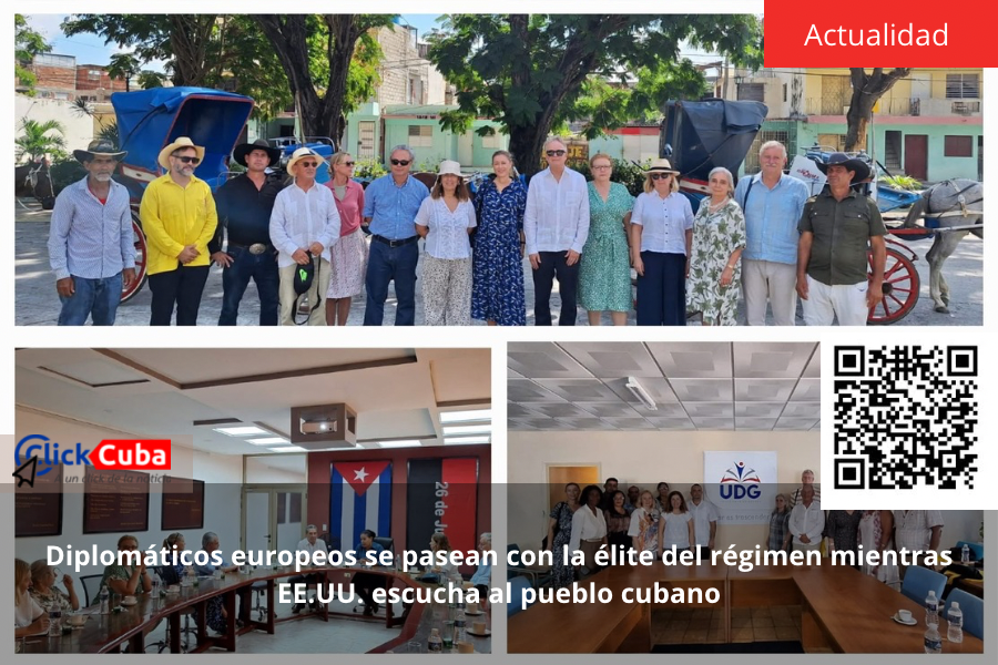 Diplomáticos europeos se pasean con la élite del régimen mientras EE.UU. escucha al pueblo&nbsp;cubano