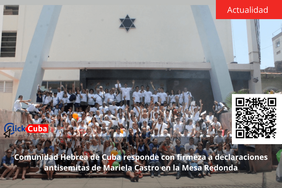 Comunidad Hebrea de Cuba responde con firmeza a declaraciones antisemitas de Mariela Castro en la Mesa&nbsp;Redonda