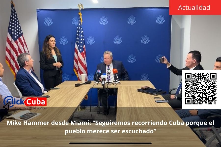 Mike Hammer desde Miami: “Seguiremos recorriendo Cuba porque el pueblo merece ser&nbsp;escuchado”